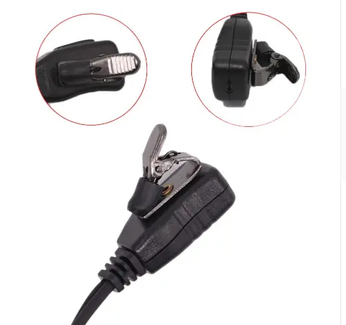 C type Earpiece with PTT and MIC for KENWOOD Radios