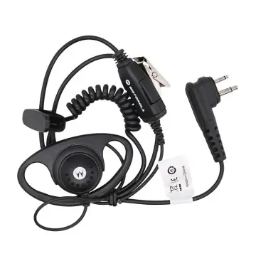 HKLN4599 D Shape Earpiece for Motorola CP200D Walkie Talkie
