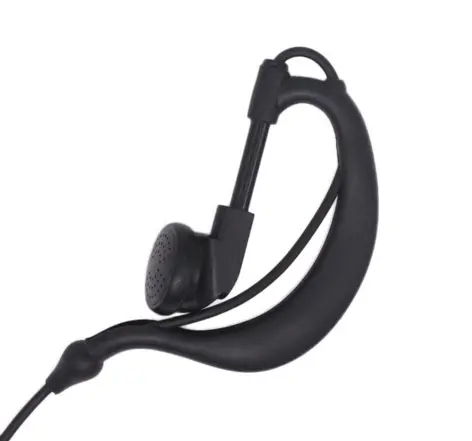 C type Earpiece with PTT and MIC for KENWOOD Radios