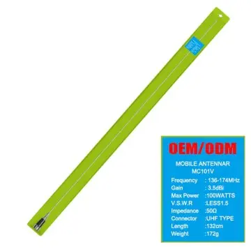 VHF 136-174MHZ 3.5dB Antenna with Mount for Mobile Base Radio