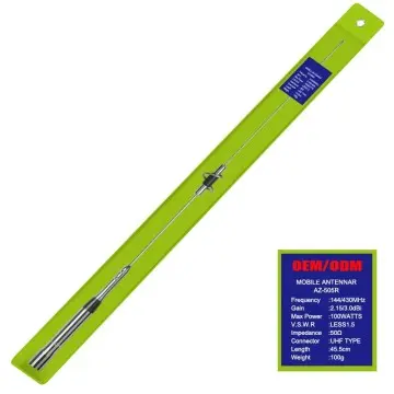 Dual Band Mobile Antenna with 144/430Mhz Range